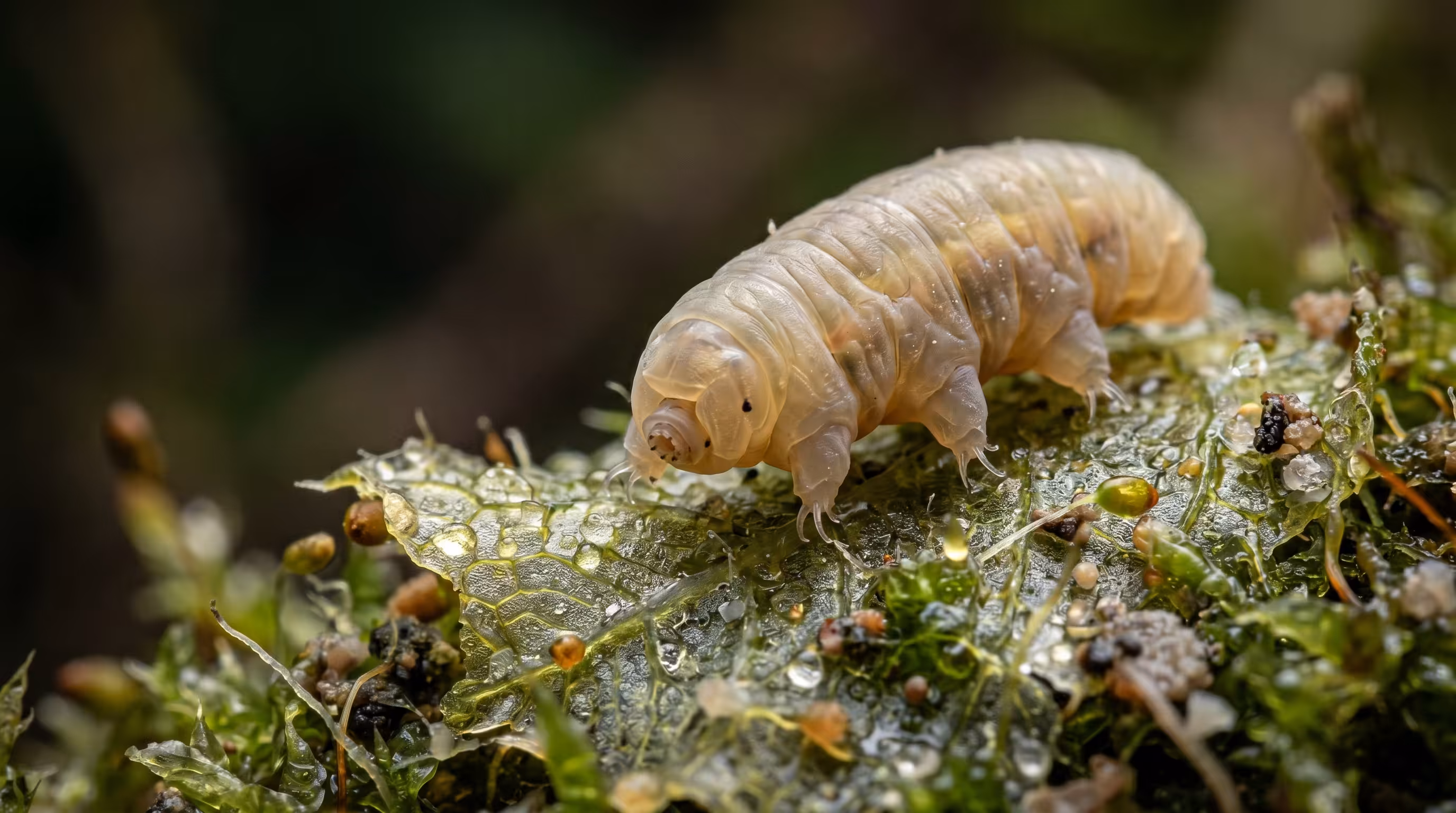 Tardigrade under electron microscope